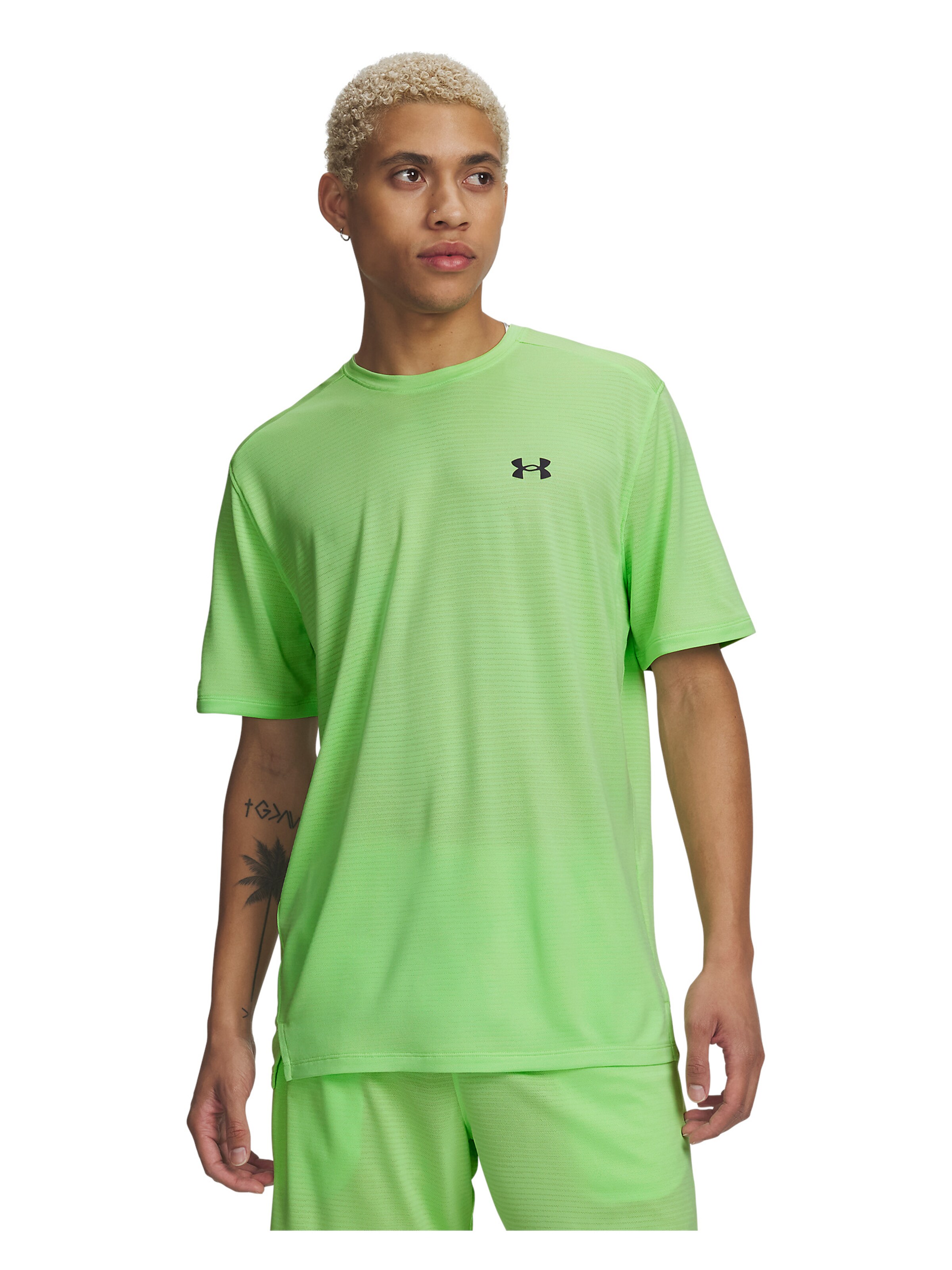 UNDER ARMOUR Functioneel shirt in Groen: voorkant