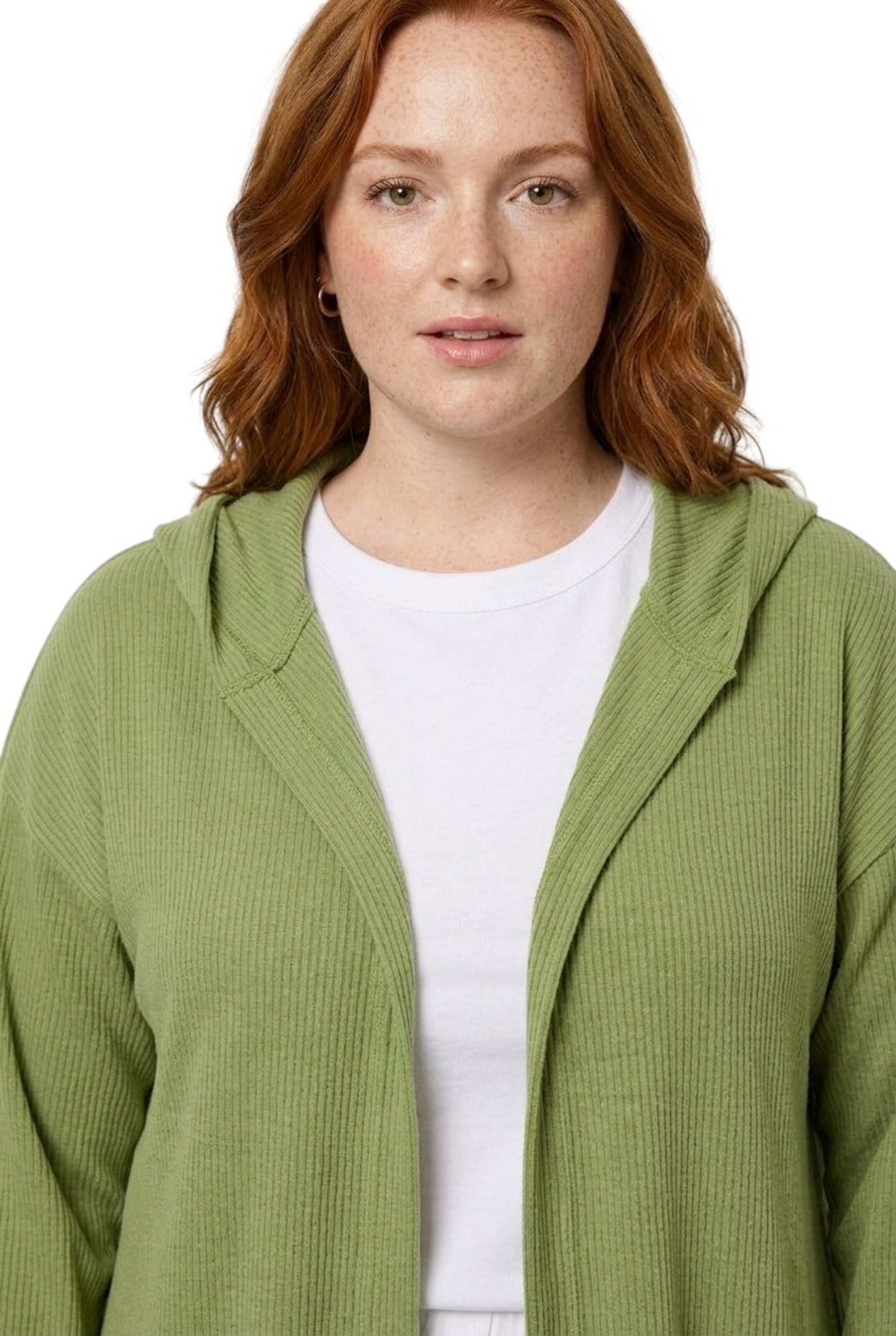 Manteau en tricot Stil Diva en vert