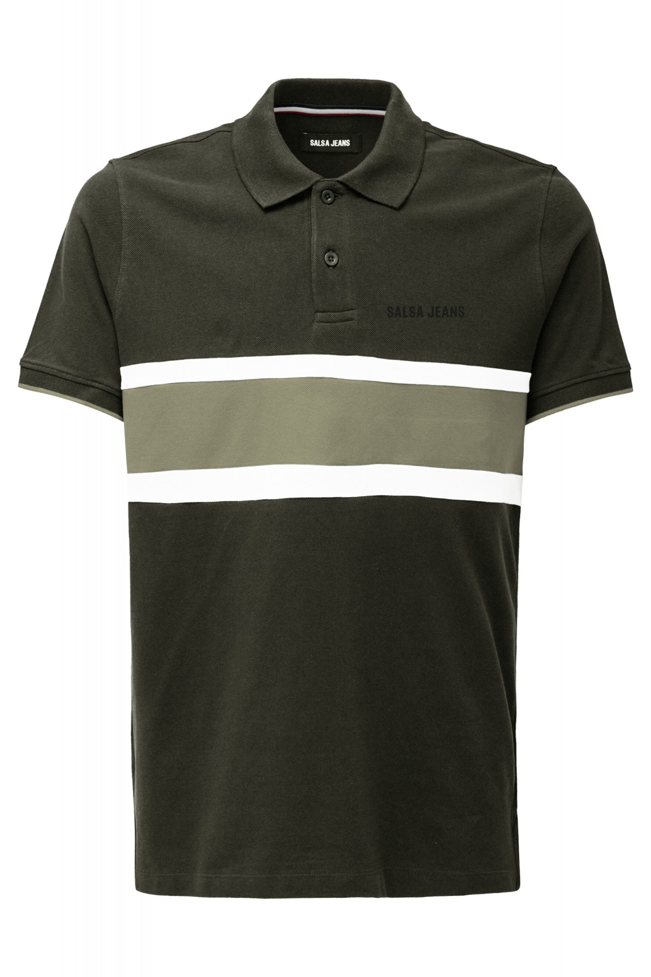 Salsa Jeans Poloshirt in Grün: Vorderseite