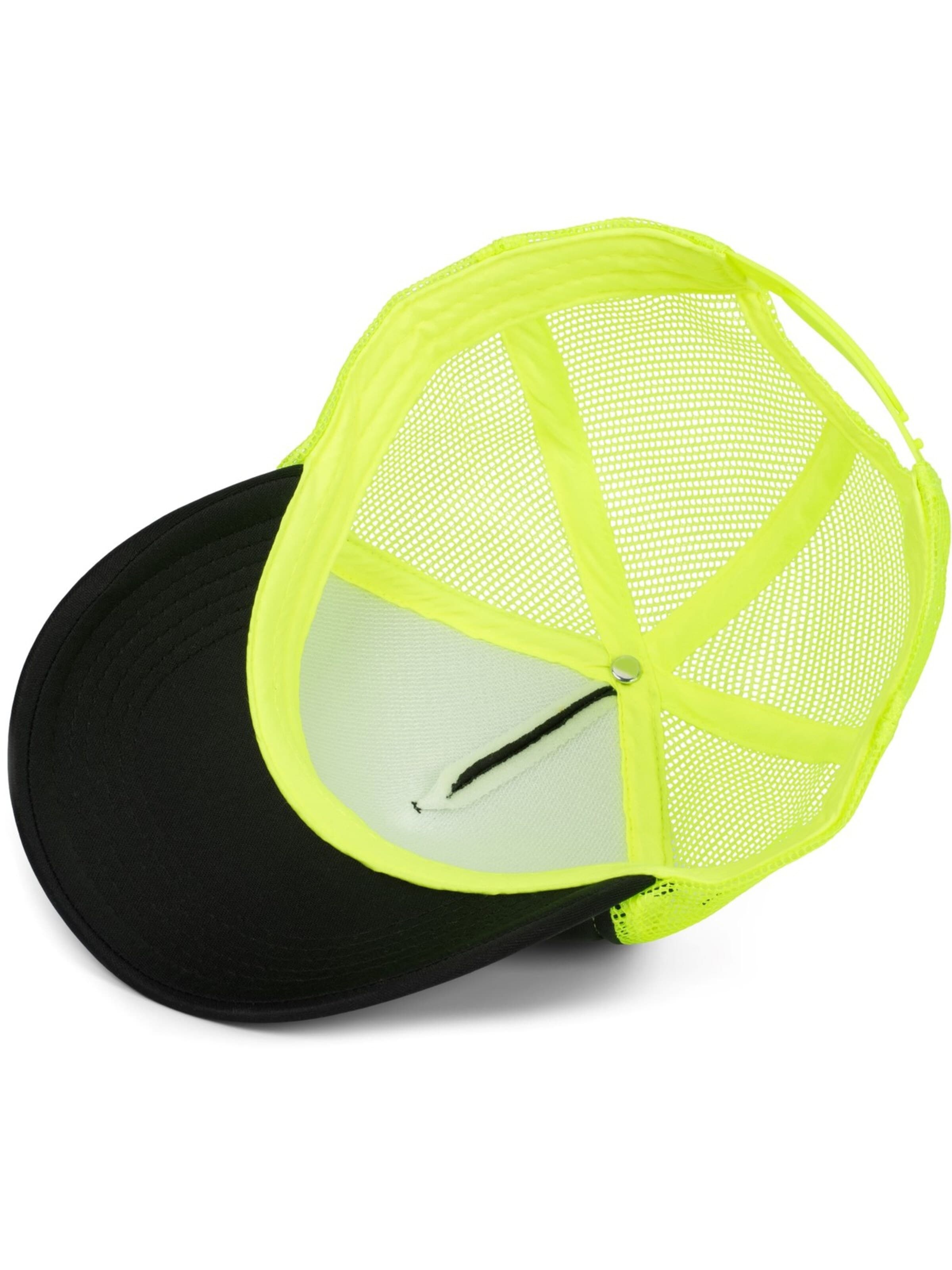 styleBREAKER Cap 'Trucker Cap 5-Panel Mesh' in Yellow