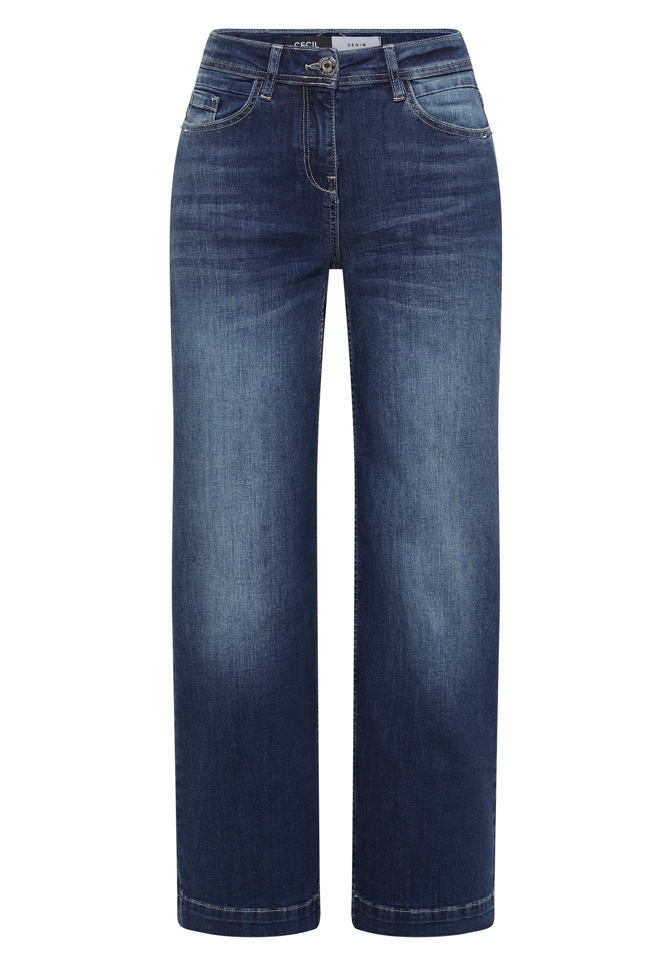 CECIL Regular Jeans in Blau: Vorderseite