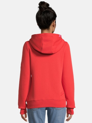 salzhaut Sweatvest 'Sööte' in Rood