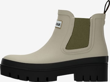 Barbour Kumisaappaat 'Halton Welly' värissä beige: etupuoli