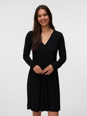 Robe MAMALICIOUS en noir : devant