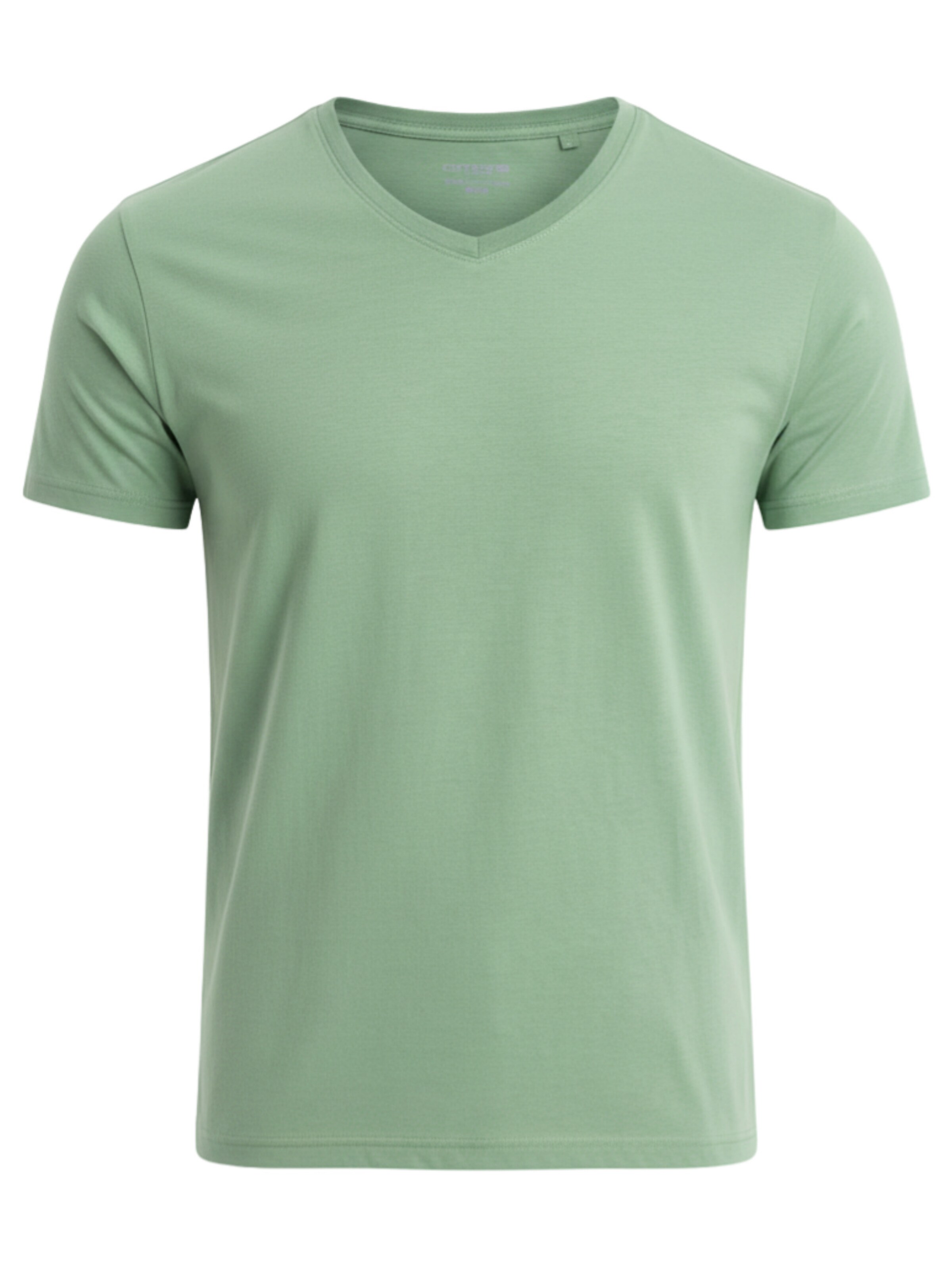 Ombre Shirt in Groen: voorkant