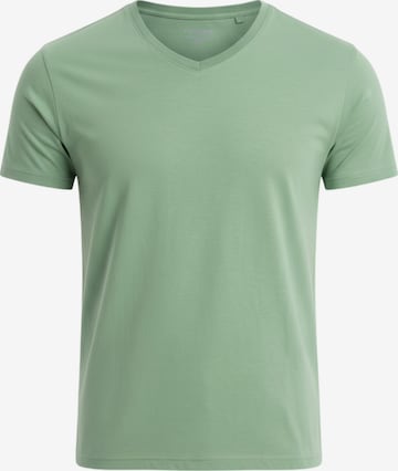 Ombre Shirt in Groen: voorkant