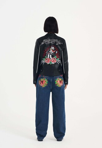Veste mi-saison 'Panther Lightening' Ed Hardy en noir