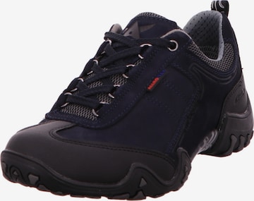 MEPHISTO Athletic Lace-Up Shoes in Blue: front