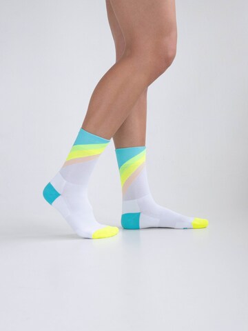 INCYLENCE Athletic Socks 'GRADES' in Yellow
