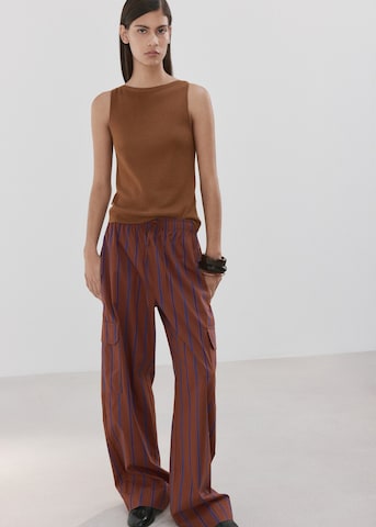 MANGO Wide leg Cargo Pants 'Mara' in Pink