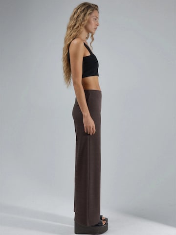 Wide Leg Pantalon Busem en marron