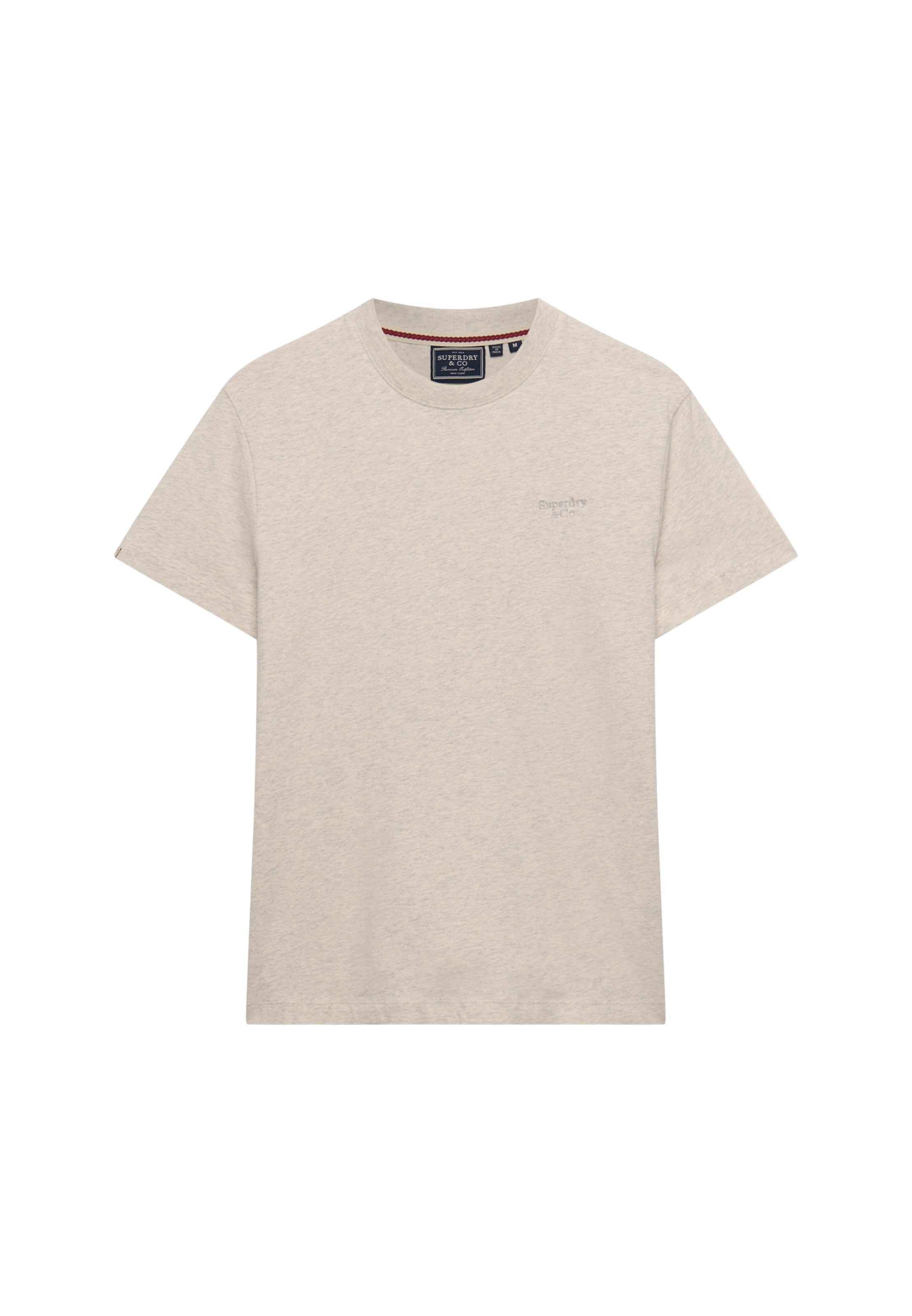 Superdry & Co Shirt 'Essential Serif' in Grey: front
