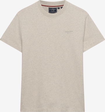 Superdry & Co Shirt 'Essential Serif' in Grey: front