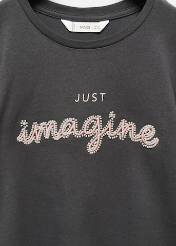 MANGO KIDS Shirt 'Imagine' in Grau
