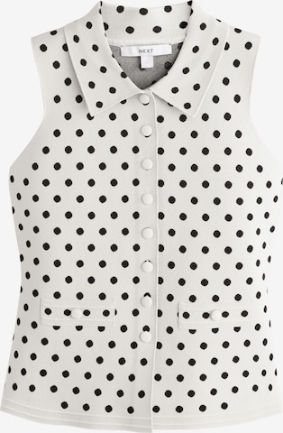 Next Вязаная жилетка в Бежевый: спереди