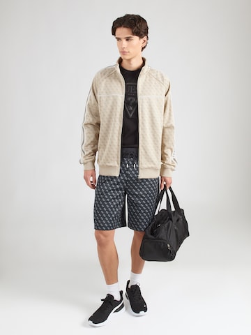 GUESS Sportsweatjacka 'PARIMO' i beige