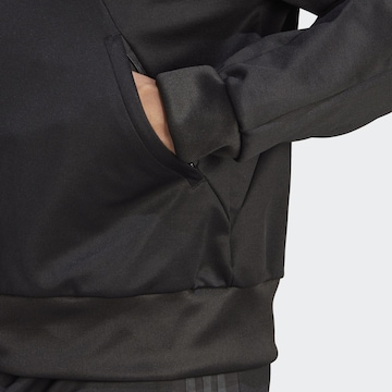 Bluză cu fermoar sport 'Tiro' de la ADIDAS SPORTSWEAR pe negru
