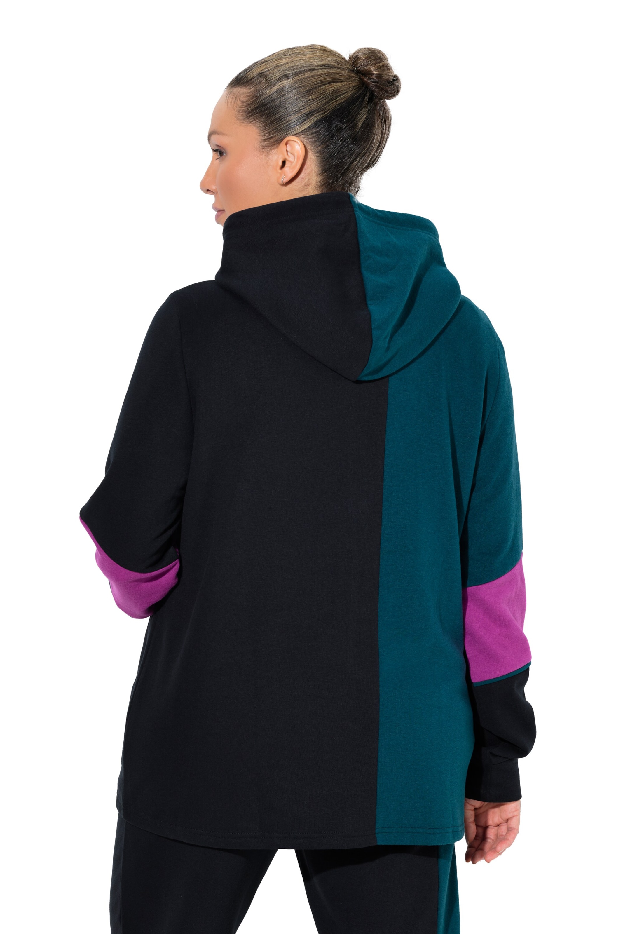 Ulla Popken Sweat jacket in Black