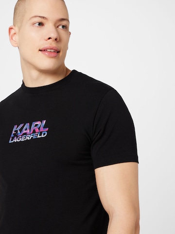 Karl Lagerfeld Тениска в черно