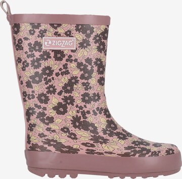 ZigZag Rubber Boots 'Gemus' in Pink