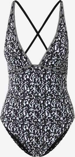 Calvin Klein Swimwear Maillot de bain en noir / blanc, Vue avec produit