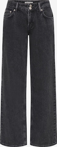 Wide Leg Jean 'ONLEzra' ONLY en noir : devant