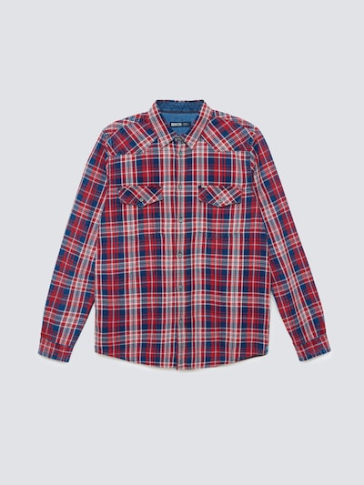 BIG STAR Button Up Shirt ' RETINEZI ' in Red, Item view