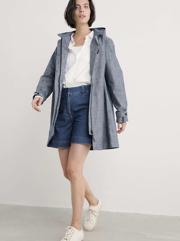 Manteau mi-saison Seasalt Cornwall en bleu : devant