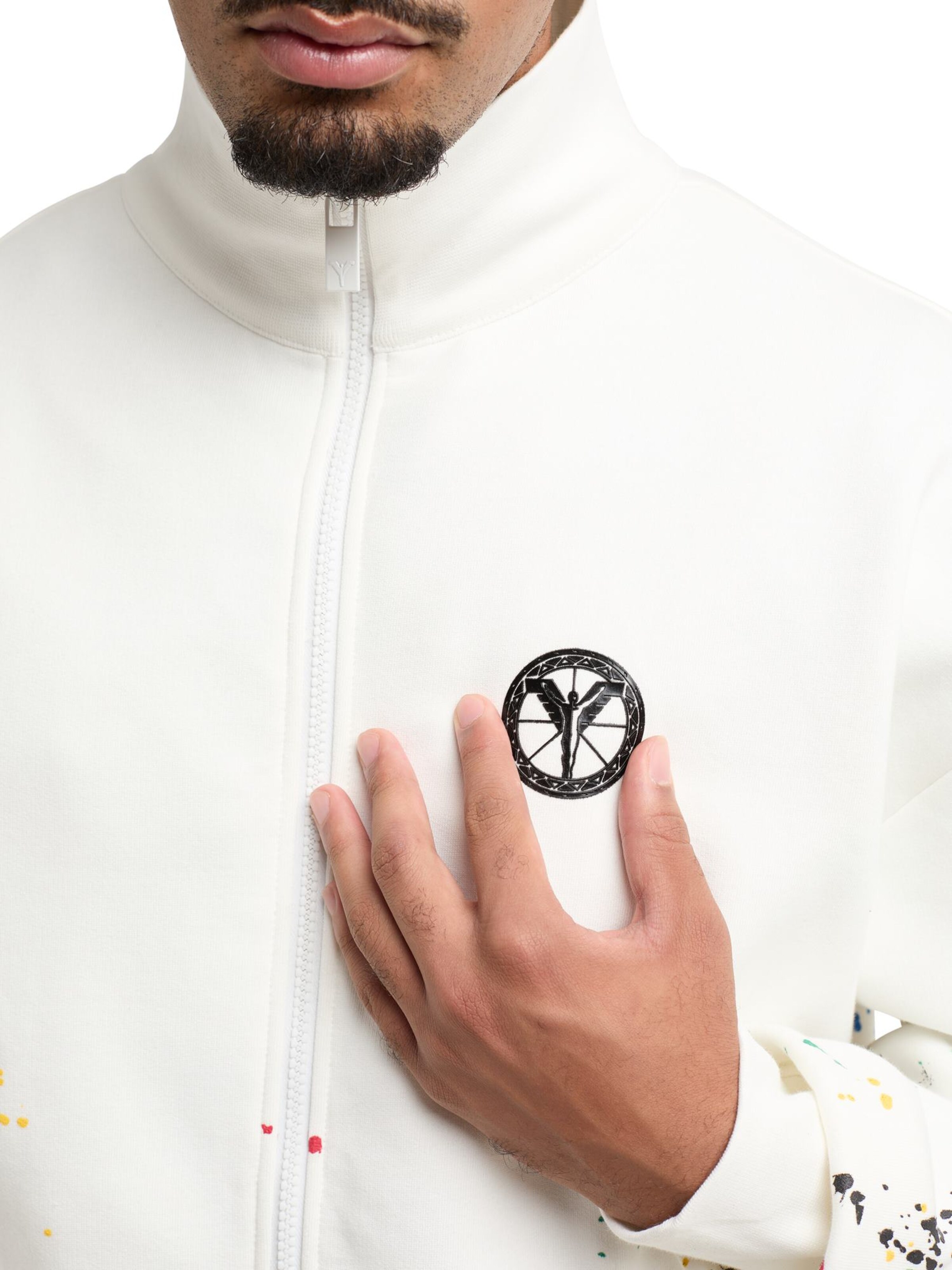 Veste de survêtement ' DelFavero ' Carlo Colucci en blanc