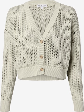 Marie Lund Knit Cardigan in Green: front