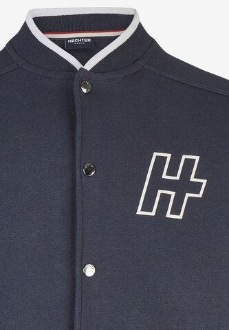 HECHTER PARIS Zip-Up Hoodie in Blue