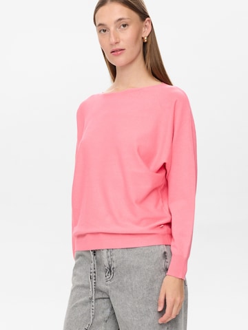 Pull-over NÜMPH en rose : devant