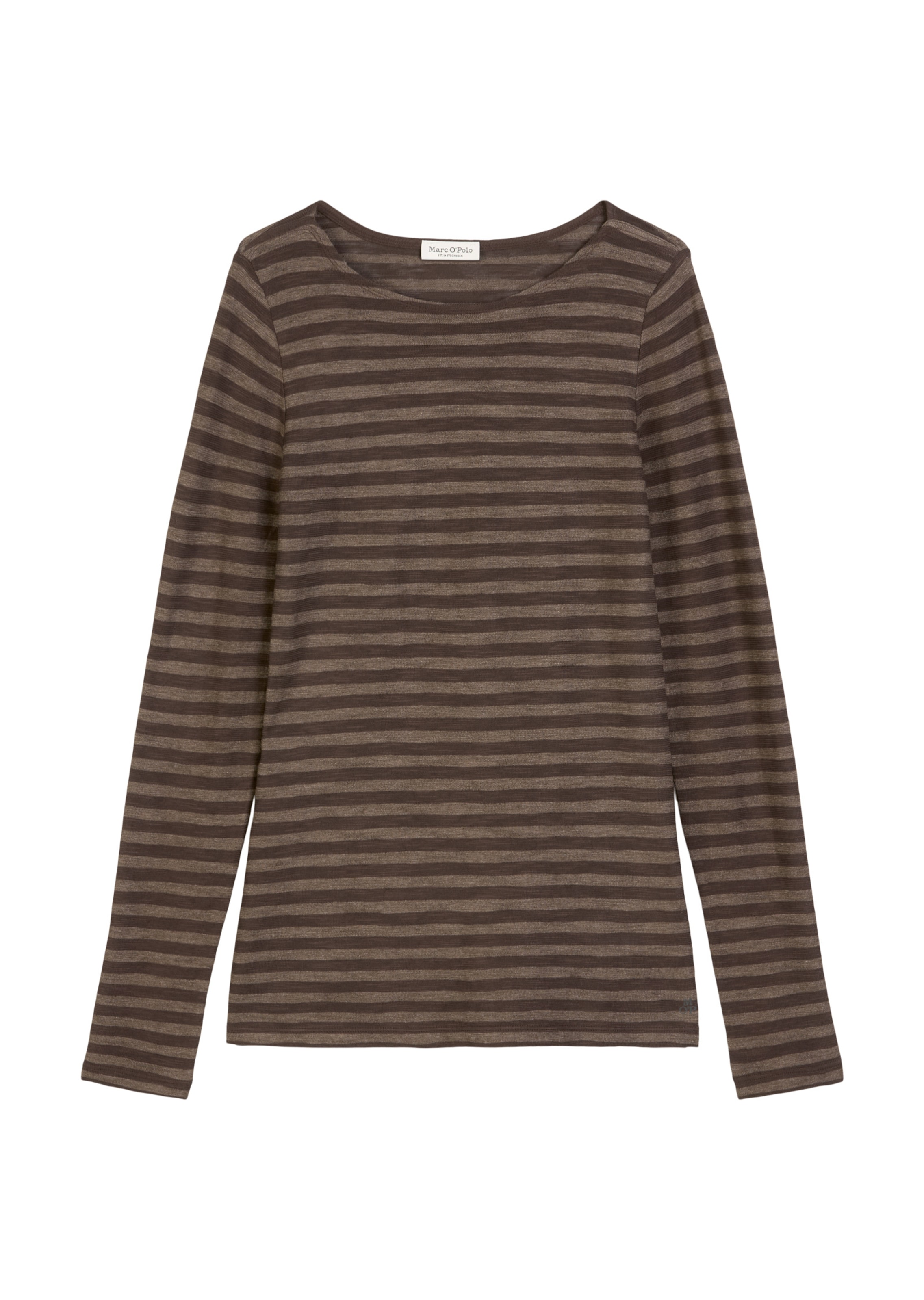 Marc O'Polo - Camisa em castanho: frente