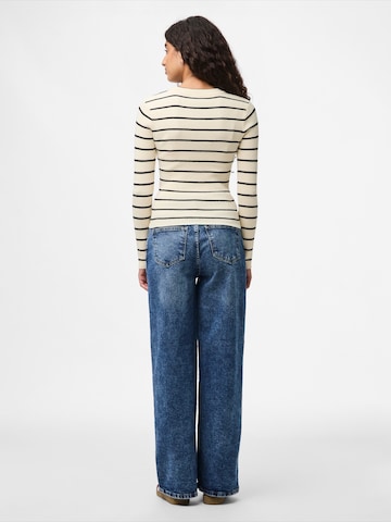 PIECES Pullover i beige