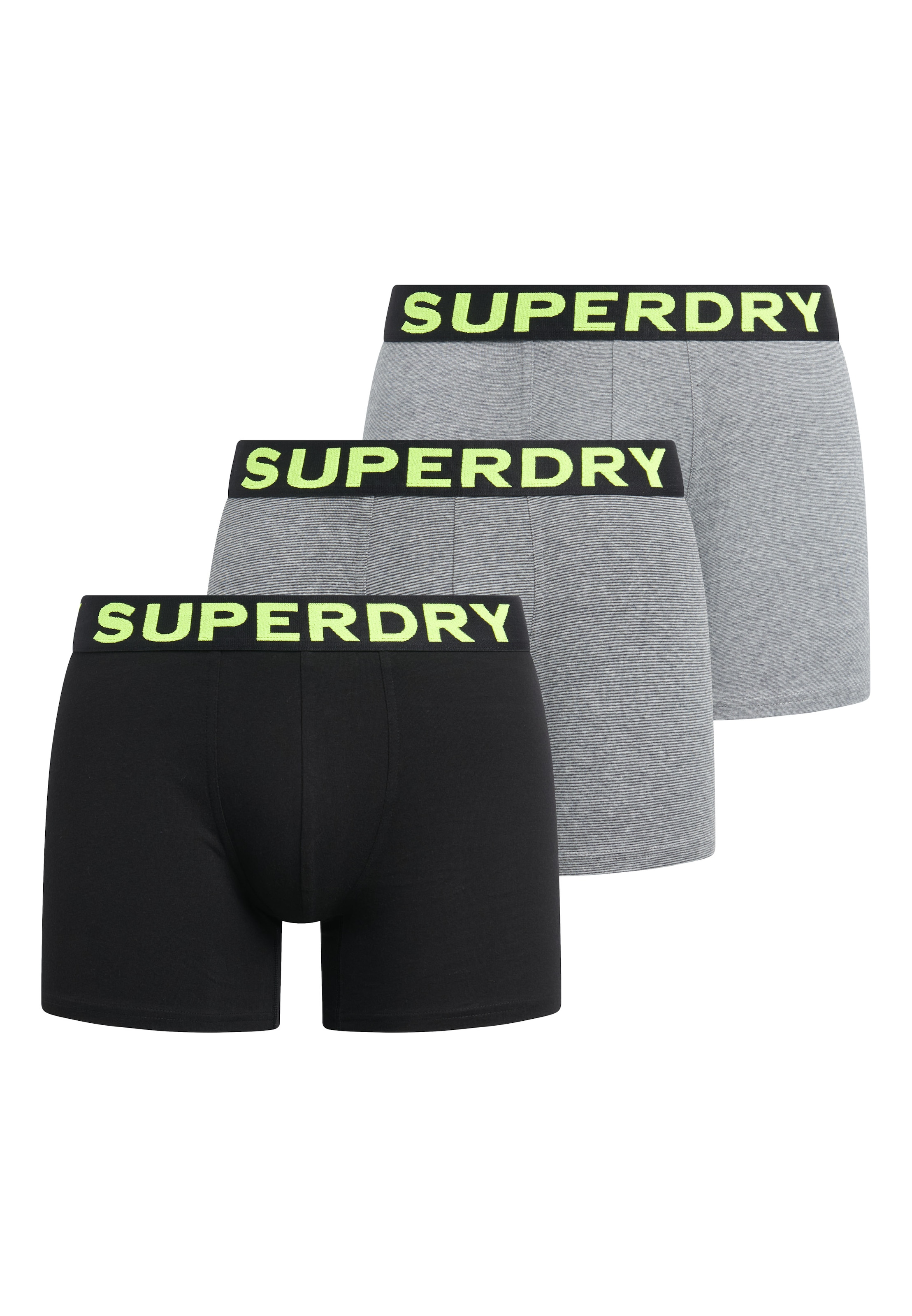 Superdry - Boxers em cinzento: frente
