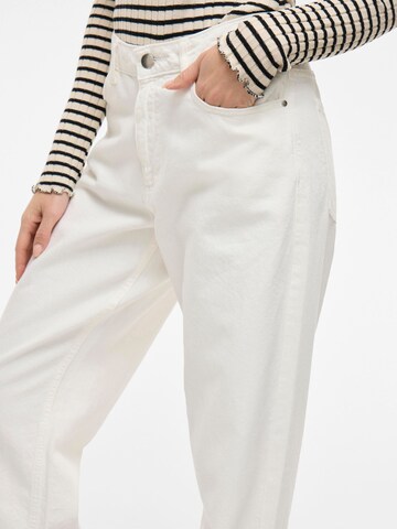 VILA Wide leg Jeans 'VIPALMA' in White