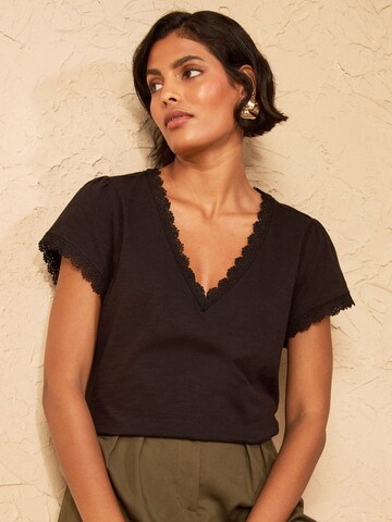 love & roses Shirt in Black: front