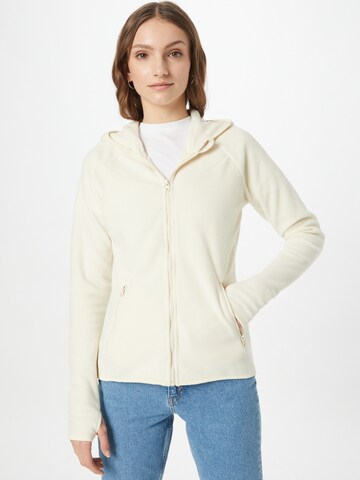 Veste en polaire Urban Classics en beige : devant