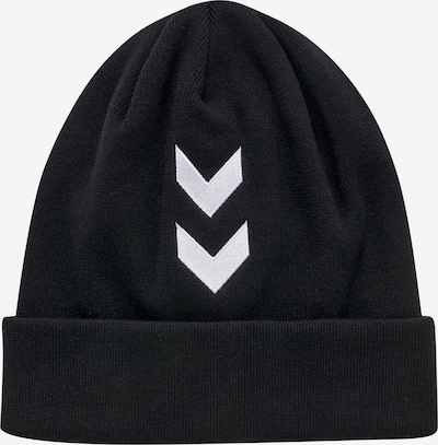 Hummel Mütze in schwarz / weiß, Produktansicht
