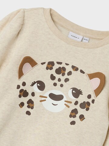 NAME IT Sweatshirt 'NMFODILIA' in Beige