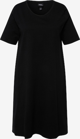Robe Ulla Popken en noir : devant
