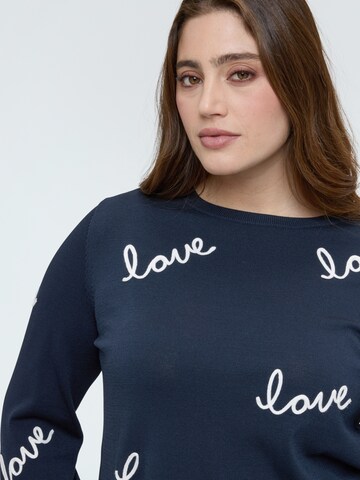 Pull-over Fiorella Rubino en bleu