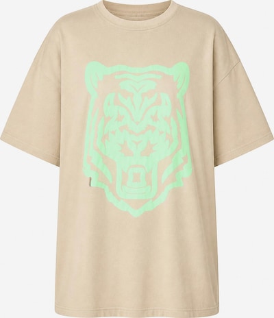 Worldclassca Oversizeshirt 'Oversize T-Shirt "Tiger"' in S-L/Wide in beige, Produktansicht
