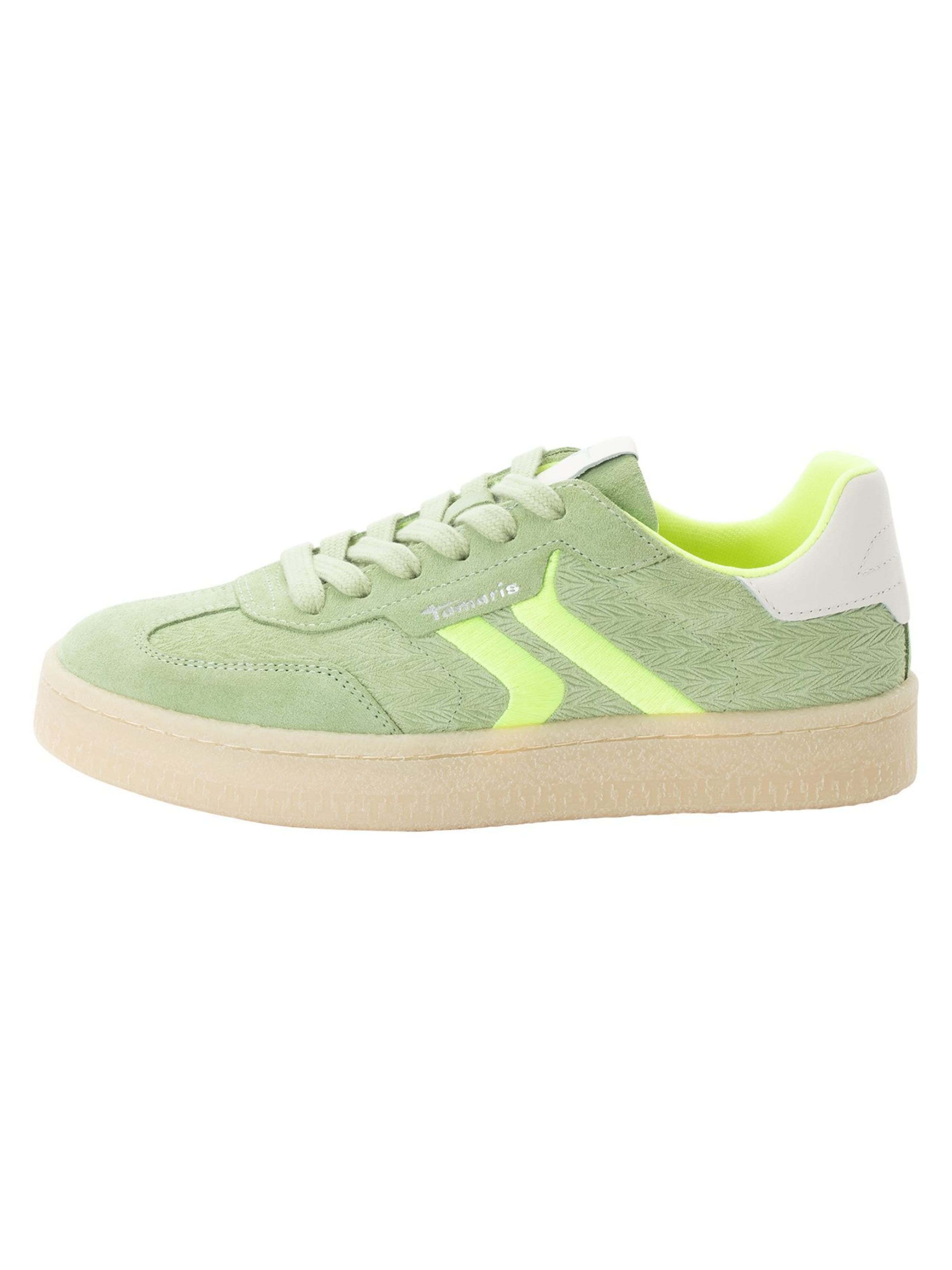 Sneaker bassa di Tamaris in verde