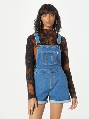 Urban Classics Regular Dungaree jeans in Blue: front