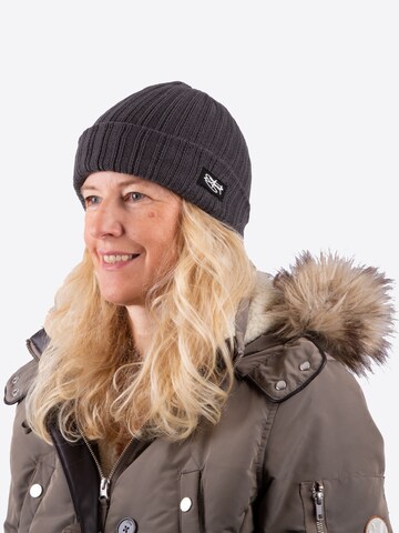 2Stoned Beanie 'Rip Deluxe' in Grey