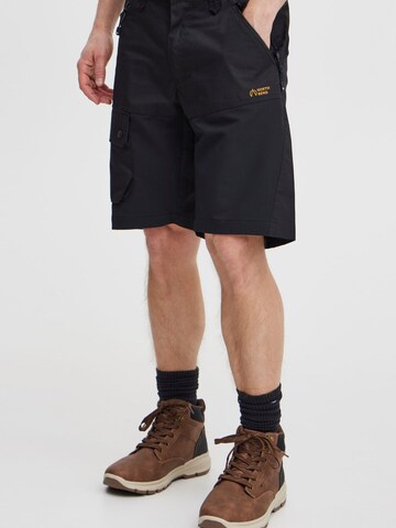 North Bend Regular Outdoor trousers 'Hoffman' in Black: front