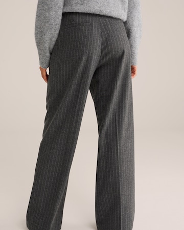 WE Fashion Wide Leg Hose in Grau