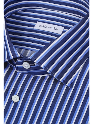 Coupe regular Chemise business SEIDENSTICKER en bleu
