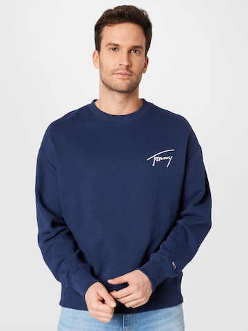 Tommy Jeans Sweatshirt in Blue: front